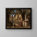 Cloître avec procession de Trinitaires - Wilhelm Gail — gerahmtes Bild an der Wand
