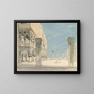 Wilhelm Gail - View of the Piazzetta di San Marco in Venice.webp