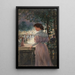 Die Gartenparty - Wilhelm Gause — gerahmtes Bild an der Wand