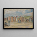 Strandstühle - Wilhelm Gutmann — gerahmtes Bild an der Wand