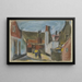 Rue de Village avec Chariot - Wilhelm Gutmann — gerahmtes Bild an der Wand