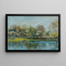 Alte Donau - Wilhelm Legler — gerahmtes Bild an der Wand
