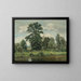Landschaft des Sumpfgebietes - Wilhelm Legler — gerahmtes Bild an der Wand