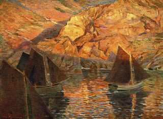 Wilhelm Ludwig Lehmann - Abendsonne Bretagne.webp