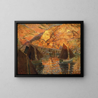 Wilhelm Ludwig Lehmann - Abendsonne Bretagne.webp