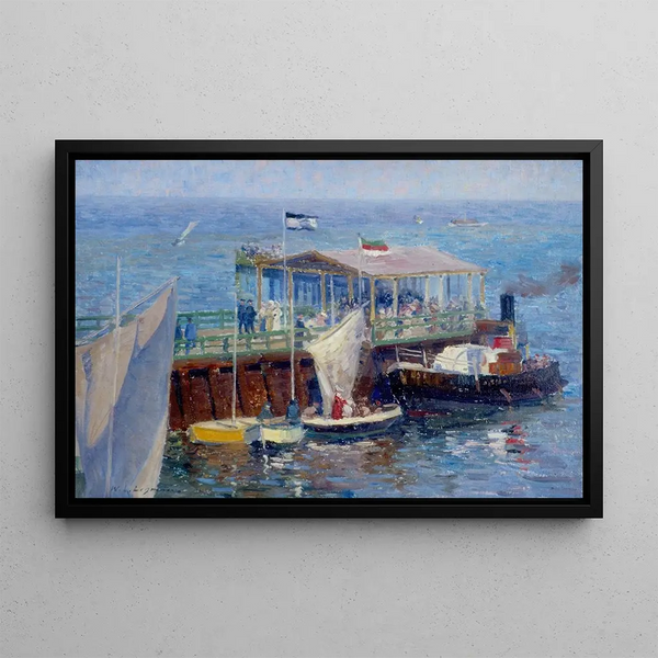 Wilhelm Ludwig Lehmann - Sonntagnachmittag auf Helgoland.webp