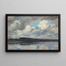 Ambiance nuageuse au Chiemsee - Wilhelm Ludwig Lehmann — gerahmtes Bild an der Wand