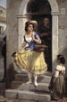 Eine Italienerin auf dem Weg zum Karneval - Wilhelm Marstrand — Ansicht des Kunstwerks