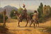 Don Quichotte und Sancho Panza an einer Kreuzung - Wilhelm Marstrand — Ansicht des Kunstwerks
