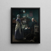 Doppelporträt des Händlers Christopher Friedenreich Hage 1759-1849 und seiner Ehefrau Arnette geborene Just 1778-1866 - Wilhelm Marstrand — gerahmtes Bild an der Wand