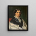 Portrait von Frau Vilhelmine Heise geborene Hage 1838-1912 - Wilhelm Marstrand — gerahmtes Bild an der Wand