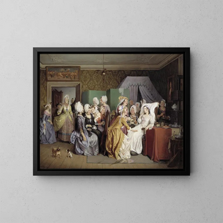Wilhelm Marstrand - Scene from Ludwig Holbergs The Lyingin Room.webp