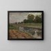 Flussufer - Wilhelm Nagel — gerahmtes Bild an der Wand