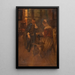 Gesellschaft eines verheirateten Paares - Wilhelm Schreuer — gerahmtes Bild an der Wand