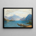 Am Attersee - Wilhelm Steinfeld — gerahmtes Bild an der Wand