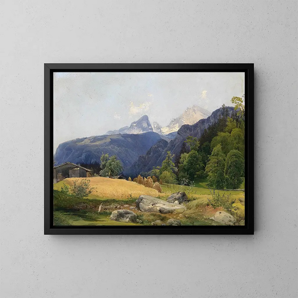 Motiv von Unterstein - Wilhelm Steinfeld — gerahmtes Bild an der Wand