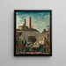 Arbeitszimmer - Wilhelm Thöny — gerahmtes Bild an der Wand