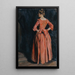 Portrait einer Dame - Wilhelm Thöny — gerahmtes Bild an der Wand