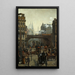 Ludgate Hill, London - Wilhelm Trübner — gerahmtes Bild an der Wand