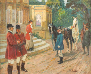 Wilhelm Velten - Leaving for the hunt.webp