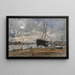 Der Hafen von Göteborg in den 1880er Jahren - Wilhelm von Gegerfelt — gerahmtes Bild an der Wand