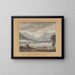 Schliersee - Wilhelm von Kobell — gerahmtes Bild an der Wand