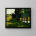 Licht und Schatten - Willard Leroy Metcalf — gerahmtes Bild an der Wand