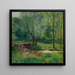 Der Kuss der Sonne - Willard Leroy Metcalf — gerahmtes Bild an der Wand