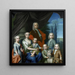 Willem Philip Kops 1695-1756 mit seiner Frau und seinen Kindern - Frans Decker — Wandpräsentation des Kunstwerks