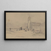 Katwijk - Willem Anthonie van Deventer — gerahmtes Bild an der Wand