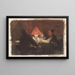 in der Nähe der Lampe - Willem Bastiaan Tholen — gerahmtes Bild an der Wand