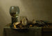 Stillleben mit Dessert, Kuchen, Wein, Bier und Nüssen - Willem Claesz Heda — Ansicht des Kunstwerks