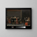 Ein traditionelles Hochzeitsfest, auch bekannt als Die Hochzeit von Adriaen Ploos van Amstel und Agnes van Bijler 1616 - Willem Cornelisz Duyster — gerahmtes Bild an der Wand