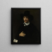 Portrait eines Mannes - Willem Drost — gerahmtes Bild an der Wand