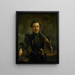Selbstporträt im Uniform der Fusiliere - Willem Jodocus Mattheus Engelberts — gerahmtes Bild an der Wand