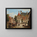 Eine niederländische Straße im Sommer - Willem Koekkoek — gerahmtes Bild an der Wand