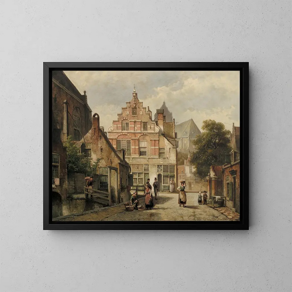 Amsterdam - Willem Koekkoek — gerahmtes Bild an der Wand