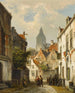 Straßenszene - Willem Koekkoek — Ansicht des Kunstwerks