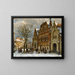 Winterlandschaft in Oudewater - Willem Koekkoek — gerahmtes Bild an der Wand