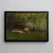 Paradies des Enten - Willem Maris — gerahmtes Bild an der Wand