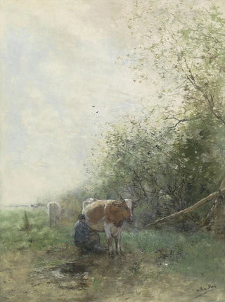 Willem Maris - Melktijd.webp