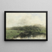 Boot in einem Graben - Willem Maris — gerahmtes Bild an der Wand