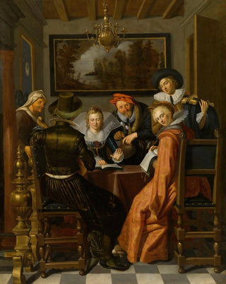 Willem Pietersz Buytewech - Party Making Music.webp