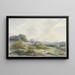 Landschaft mit Bauernhof und Vieh - Willem Roelofs — gerahmtes Bild an der Wand