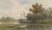 Landschaft mit Wasser und Enten - Willem Roelofs — Ansicht des Kunstwerks