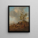 Landschaft mit Tieren - Willem Romeyn — gerahmtes Bild an der Wand