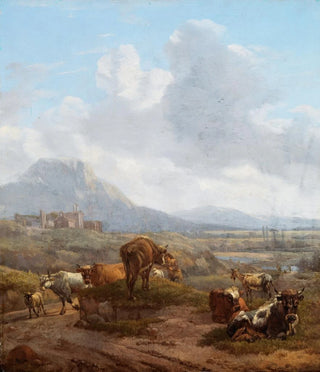 Willem Romeyn - Landscape with Cattle.webp