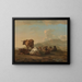 Herdes au repos - Willem Romeyn — gerahmtes Bild an der Wand