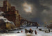 Stadtmauern im Winter - Willem Schellinks — Ansicht des Kunstwerks