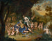 Armide, die Rinaldo schlafend mit Blumen verbindet - Willem Van Mieris — Ansicht des Kunstwerks